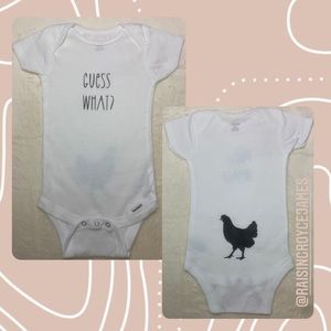 Guess What? Chicken Butt Onesie🐥